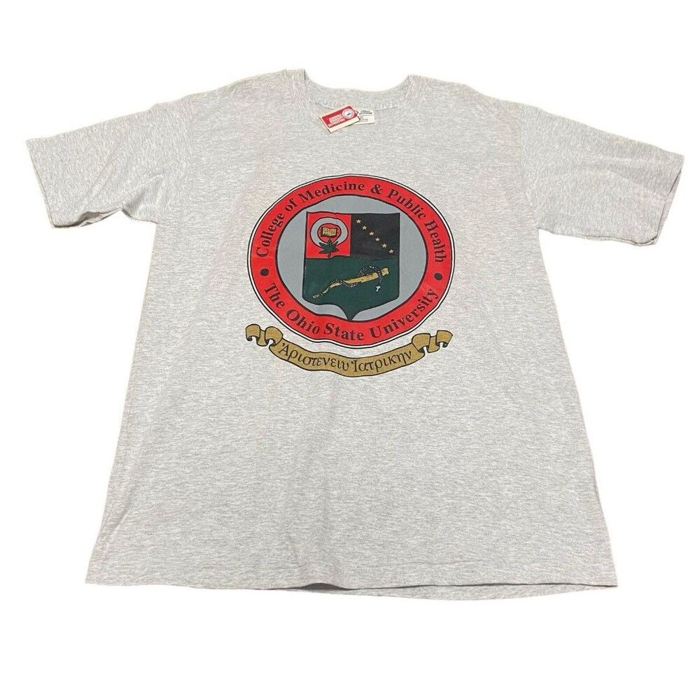 Vintage The Ohio State University Tee Shirt USA Made Single Stitch NWT NOS XL